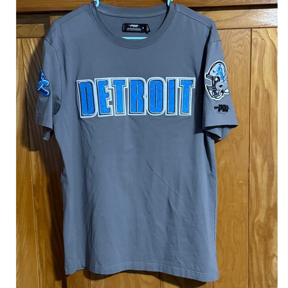 Men's Pro Standard Detroit Lions Chenille Patch Tee - Size M